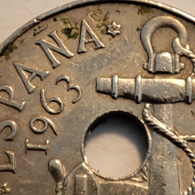 F11 Moneda 50 centimos Estado Español 1963 64 EBC