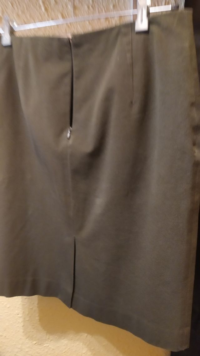 falda mujer verde kaki