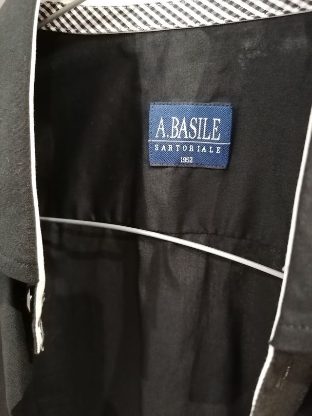 Camicia A. Basile (Sartoriale) Tg 38/15 - Nera