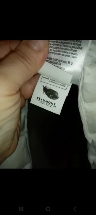 plumifero  ultraligero corto  mujer Beaumont