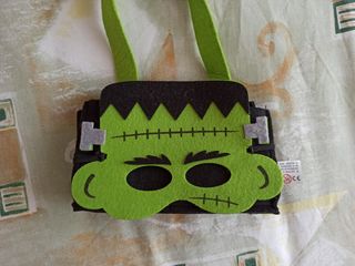 Borsa con maschera Frankenstein