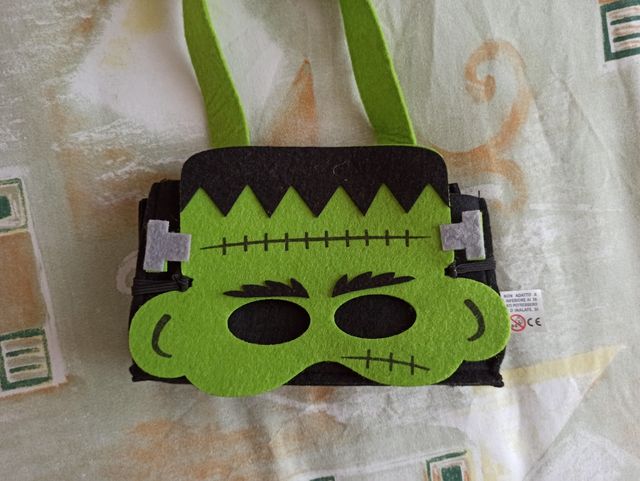 Borsa con maschera Frankenstein