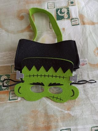 Borsa con maschera Frankenstein