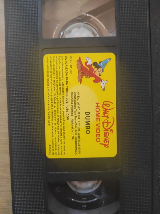 películas VHS disney