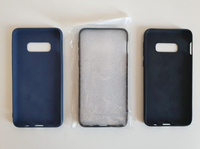 Tres fundas para Samsung S10e en silicona TPU