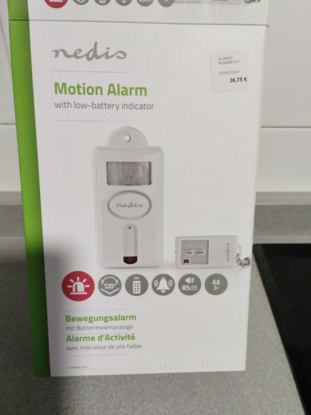 Alarma sensor movimiento