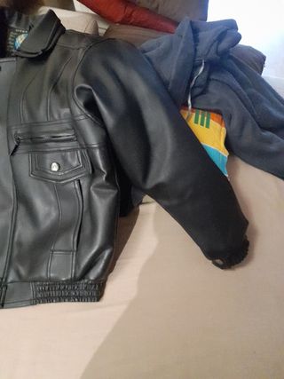 cazadora chaqueta de cuero piel