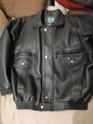 cazadora chaqueta de cuero piel