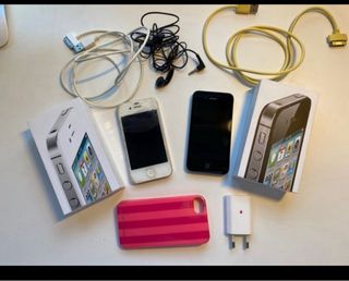 iPhone 4s nero.Regalo 4s bianco.16GB A1387