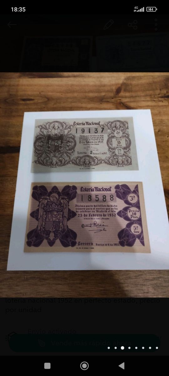 Lotería nacional 1952