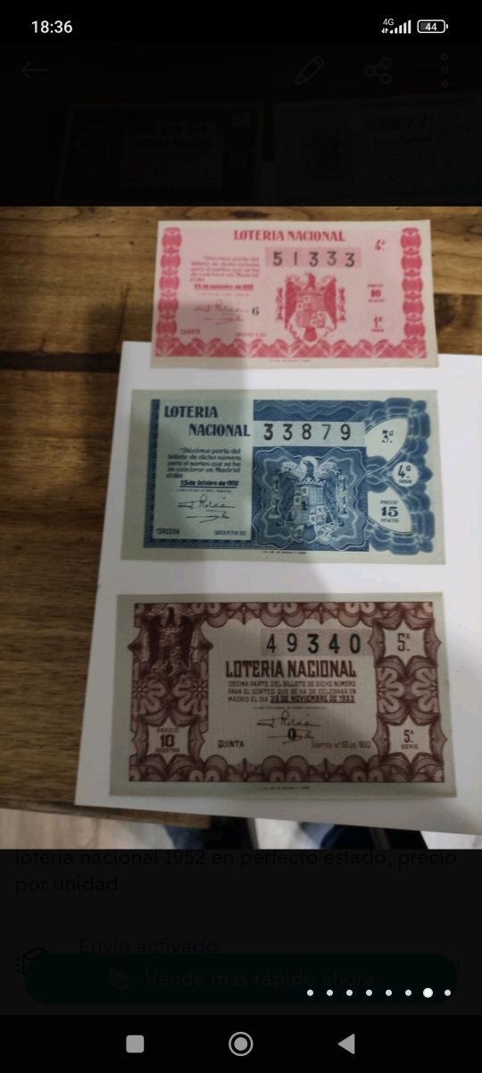 Lotería nacional 1952