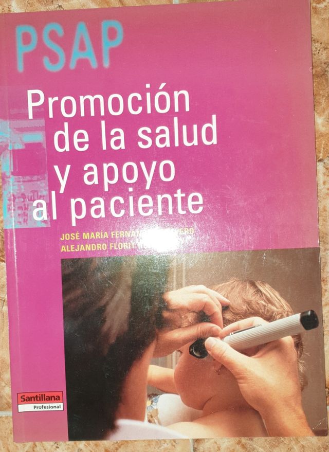 1 libro de Promoción a la Salud y Apoyo al Pacient