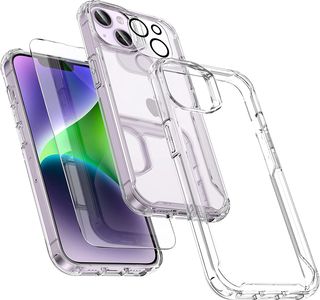 🎁Funda iPhone 14+2 vidrios+1 para cámara