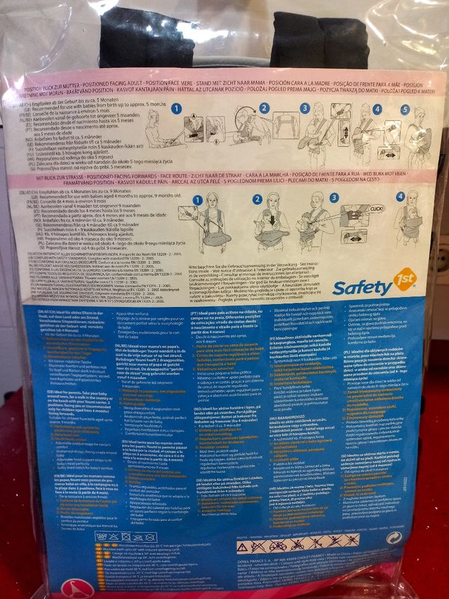 Mochila portabebes Safety