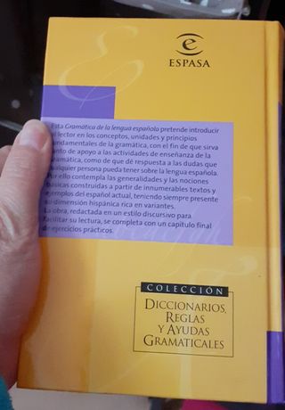 Colección 3 libros Espasa sobre Lengua Española