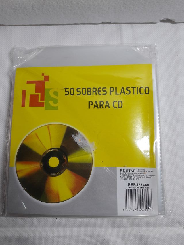 30 cajas slim y 50 sobres CDs