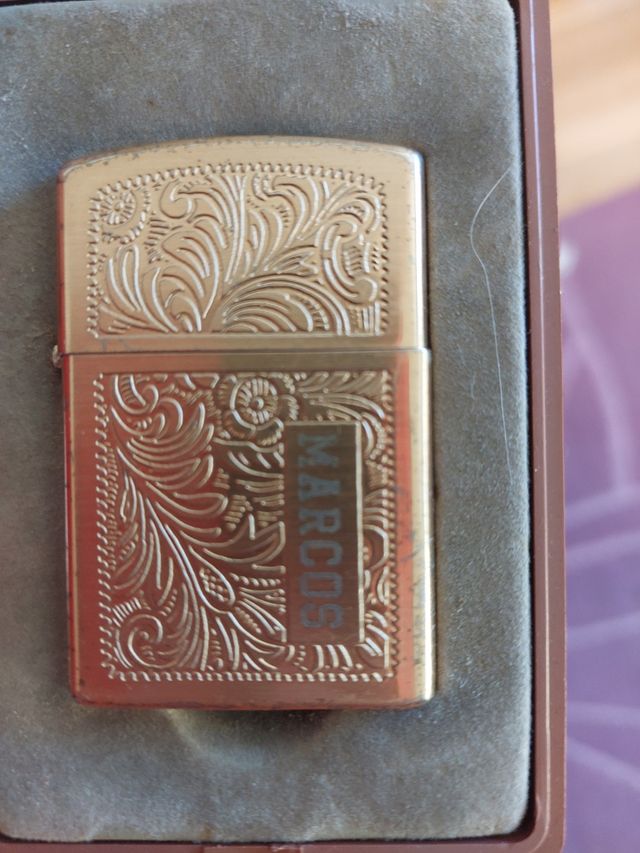 zippo turbo grabado
