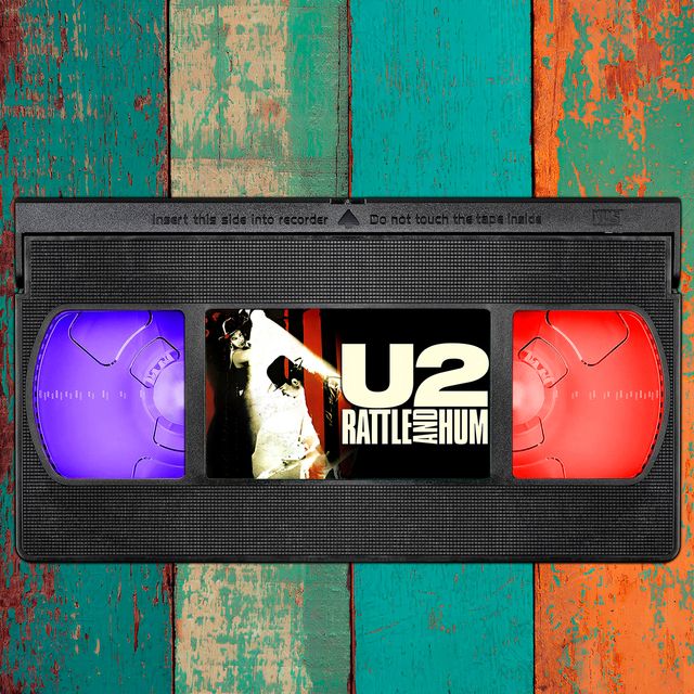 LÁMPARA U2 RATTLE AND HUM VHS LED MULTICOLOR