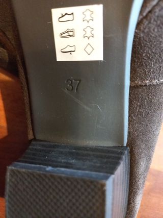 Zapatos piel marrón chocolate 37