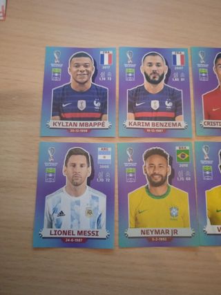 cromos del mundial Qatar 