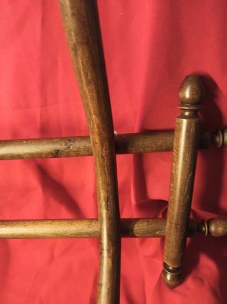 PERCHERO ANTIGUO CAOBA