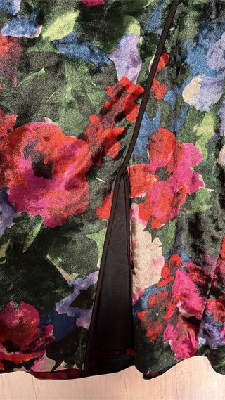 Vestido terciopelo Zara