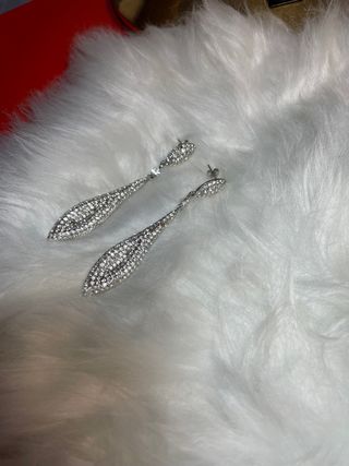 Pendientes plata fiesta