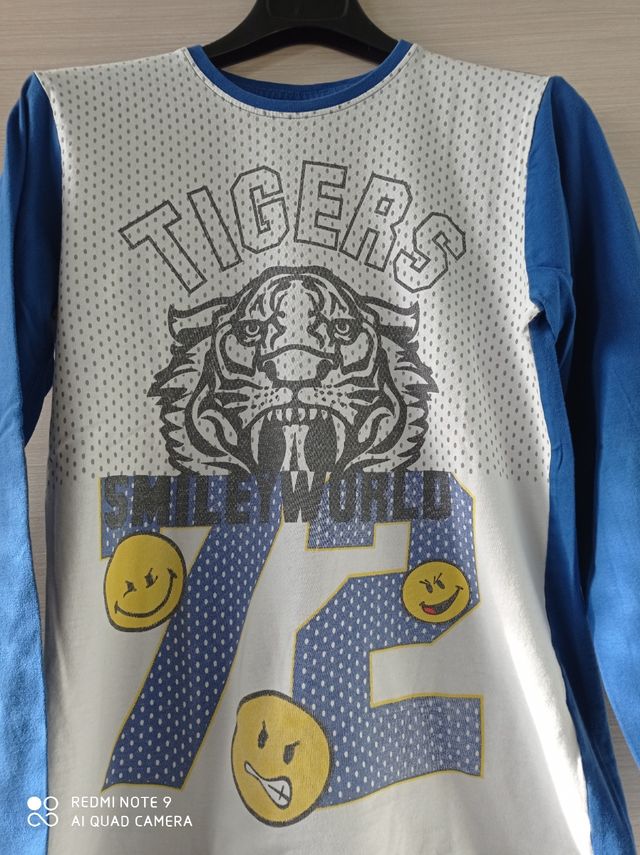 maglia cotone manica lunga Smiley World 13/14 anni