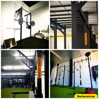 RACK MUSCULACIÓN GIMNASIO ENTRENAMIENTO