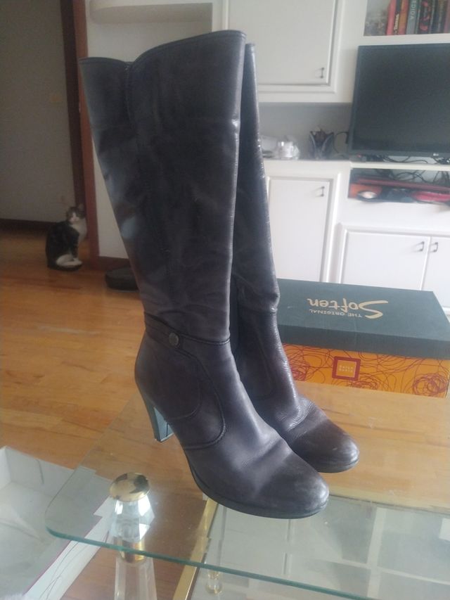 Botas altas de tacón talla 39