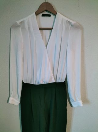 Mono Mango Blanco y Negro