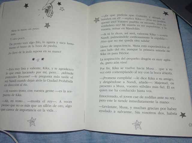 Libro "Kika Superbruja y el viaje a Mandolán"