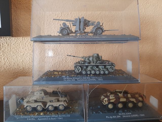 maquetas tanques y carros