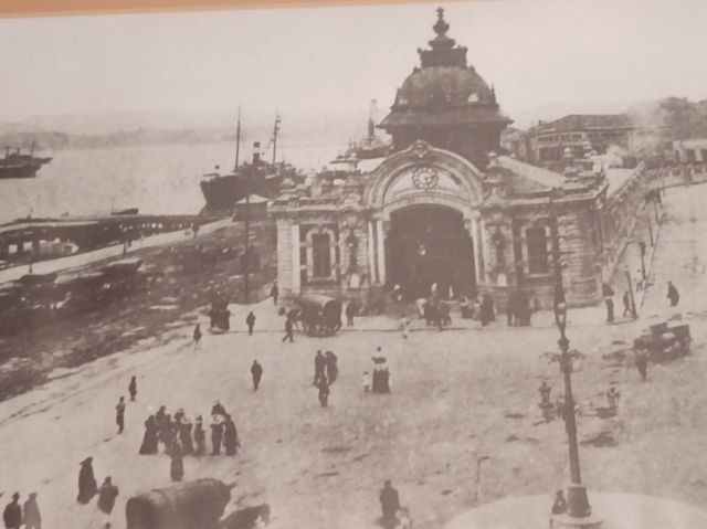 Lámina enmarcada: Estación de la Costa, Santander