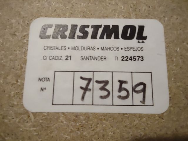 Lámina enmarcada: Estación de la Costa, Santander