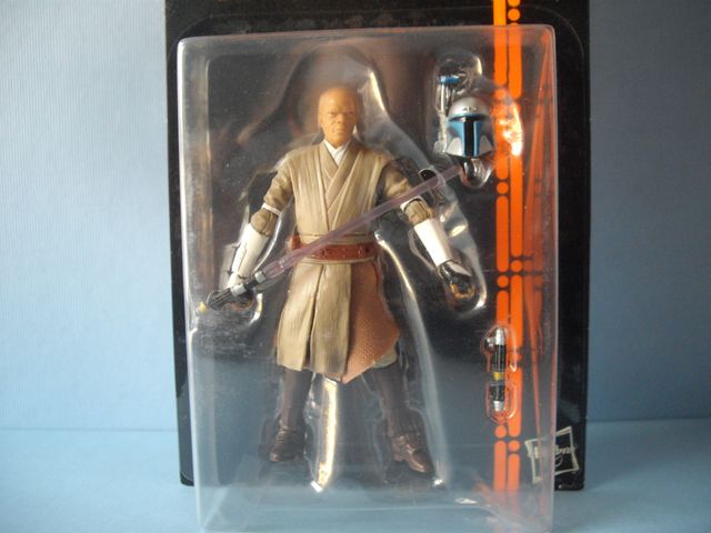 Figura Star Wars Mace Windu Clone Wars Black Serie