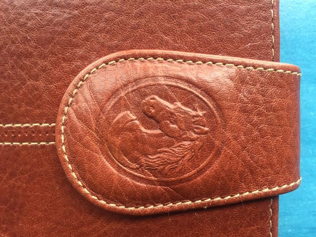 Billetero - monedero de piel. Marca "El caballo"