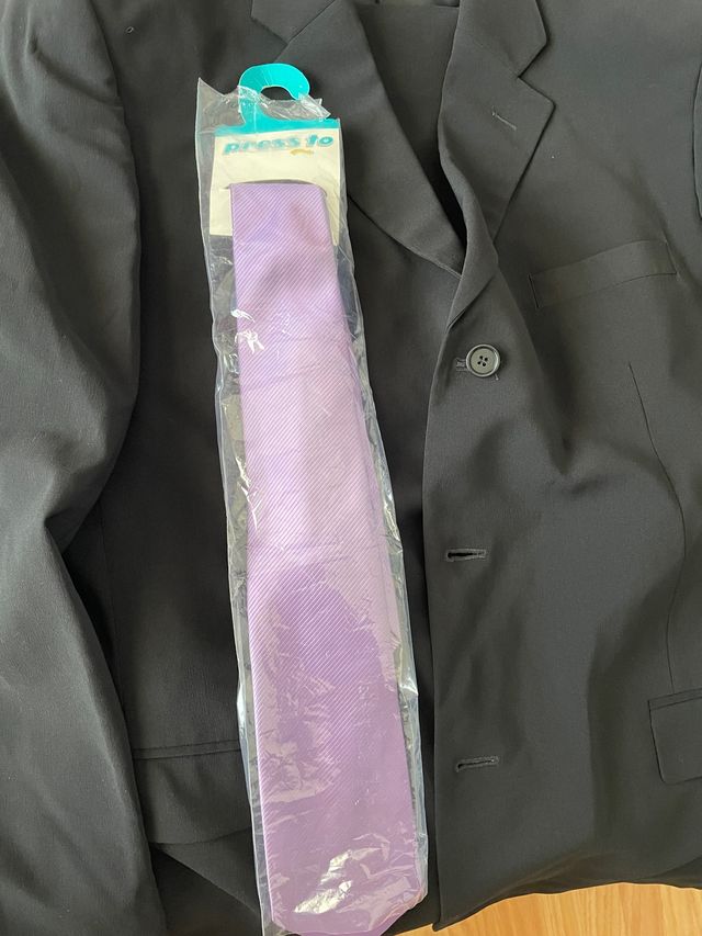 Traje para hombre en negro