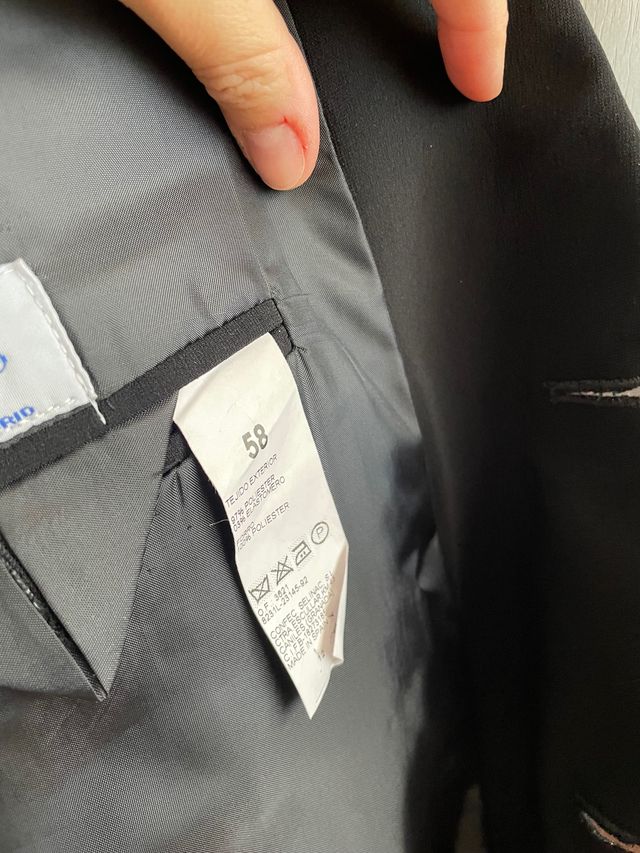 Traje para hombre en negro