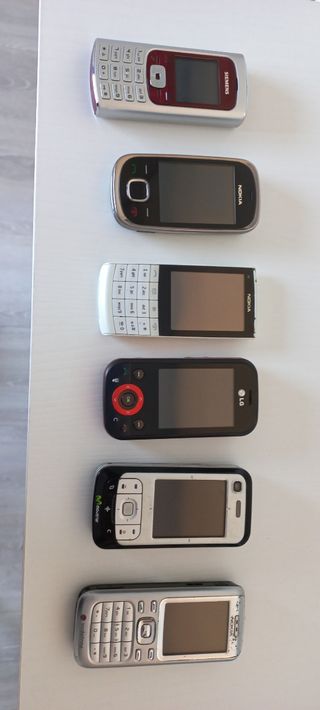 6 móviles antiguos