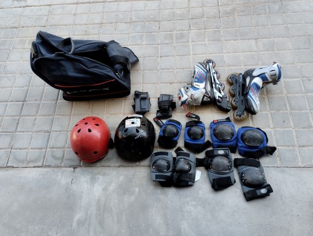 Patines en linia+accesorios