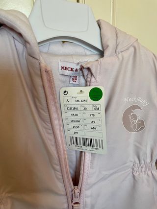 Buzo niña rosa Neck Neck