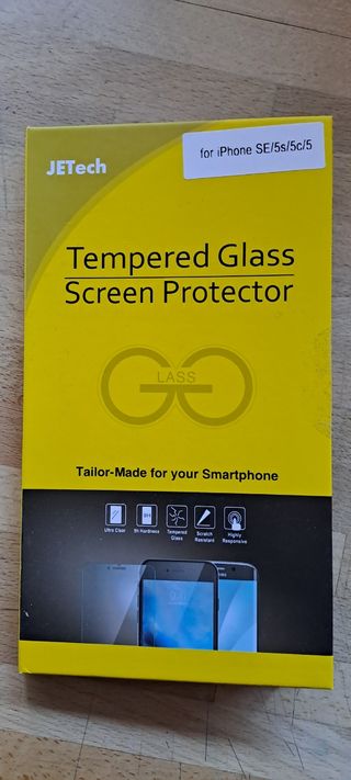 Protectores cristal iPhone SE/5s/5c/5