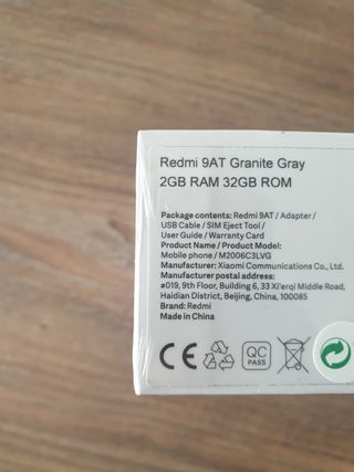 movil xiaomi redmi9AT.