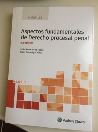 Manual derecho procesal penal