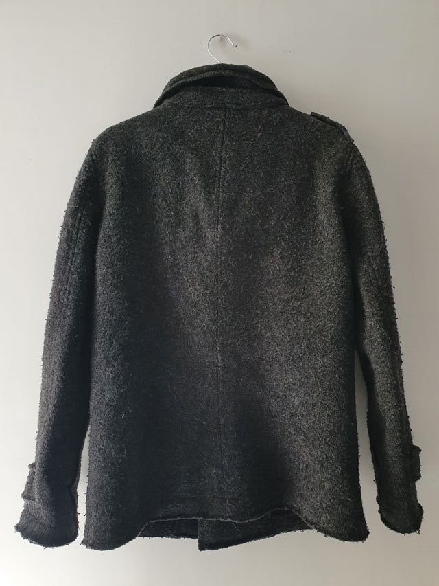 Abrigo de lana GENIUS, gris oscuro