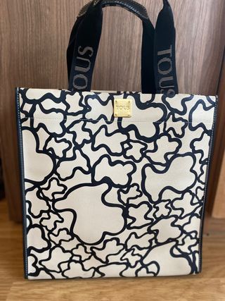 Bolso tous kaos beig y negro