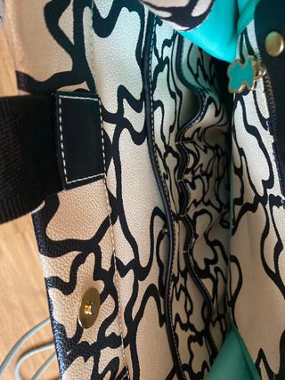 Bolso tous kaos beig y negro