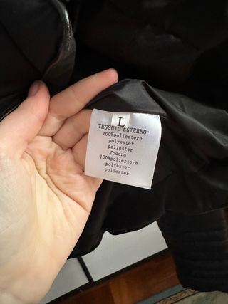 Chaqueta negra acolchada de Fly