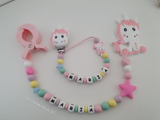 Mordedor carrito bebe y chupetero